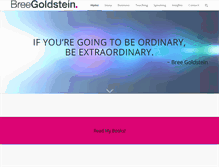 Tablet Screenshot of breegoldstein.com